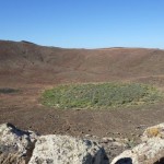 Vulkankrater nahe Playa Blanca